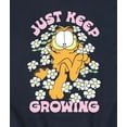 thumbnail image 3 of Garfield - Garfield Flowers Keep Growing - Men's Crew Fleece, 3 of 5
