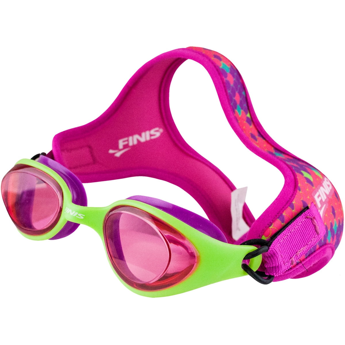 FINIS Pink Swimming Sport Goggles with UV Protection