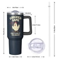 thumbnail image 3 of 1pc chicken 40oz Tumbler with Straw & Handle - Insulated Stainless Steel Cup | Holiday Gift for Man Women (Christmas, Valentine's, Birthday), 3 of 5