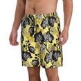 thumbnail image 2 of Pofeuu Orchids Flowers Prin Men's Swim Trunks Quick Dry Bathing Suit Swimming Board Shorts Mesh Lining Beach Swimwear-, 2 of 6