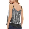 thumbnail image 3 of Aayomet Summer Tops For Women Womenâs Sleeveless Racer Back Tank Tops Halter Neck Crop Tops,Gray S, 3 of 5
