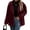 #-004Red, variant on ASDFVBKG Women's Fall Winter Wool Blend Jacket Comfortable Notched Collar Long Sleeve Double Breasted Peacoat Oversized Button Fashion Winter Blazer Jacket Overcoat Gray 2XL