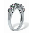 thumbnail image 2 of PalmBeach Jewelry 1.50 TCW Round Cut Genuine Mystic Fire Topaz Sterling Silver Ring, 2 of 5