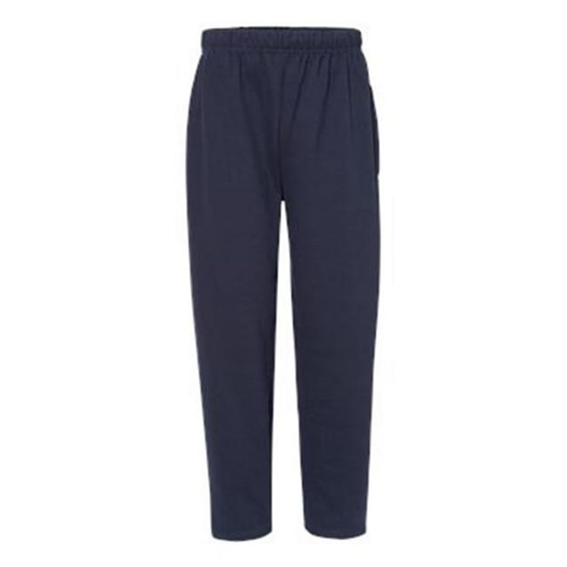 C2 Sport B76185658 Open-Bottom Sweatpants, Navy - 3XL