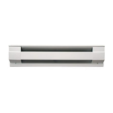 F Series 30" Electric Baseboard Heater (Model: 2F500W, Part: 09950 ), 1710/1280 BTU, 240/208 Volt, 500/375 Watt, White 500 W 2.5 Foot
