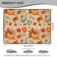 thumbnail image 6 of Qpednta Fall Pumpkin Trunk Mat 29"x39" All Weather Cargo Liner for SUV, Durable Polyester Carpet Non-Slip Backing Machine Washable Universal Rear Cargo Protection Fits Sedan Truck, 6 of 6