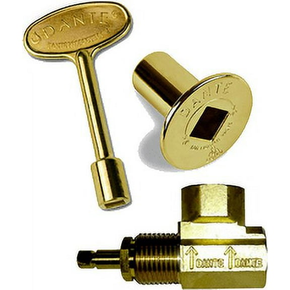 Dante Brass Gas Valve Combo Pack