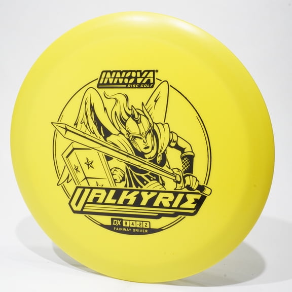 Innova DX Valkyrie Disc Golf Fairway Driver, Pick Color/Weight [Stamp & Exact Color May Vary] Yellow 167-169 grams