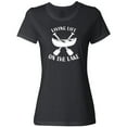 thumbnail image 3 of Inktastic Living Life On The Lake Women's T-Shirt, 3 of 5