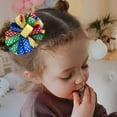thumbnail image 6 of JoyBowie 4pcs 2.6in Polka-Dot Ribbon Hair Bows Multi-Color Clips, 6 of 10