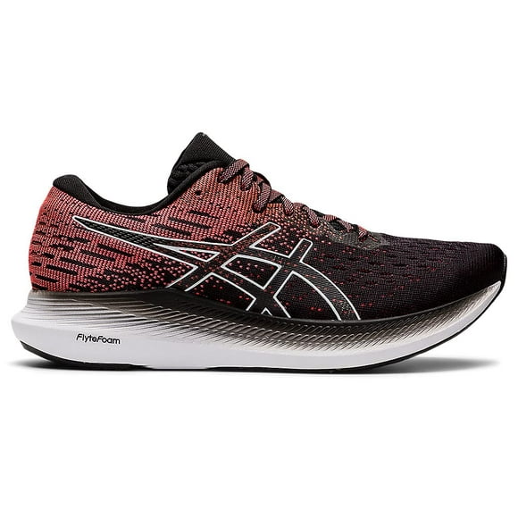ASICS Women's EvoRide 2 Running Shoes, 9, Black/Blazing Coral