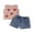 Pink, variant on Toddler Baby Girl Summer Clothes Cute Infant Baby Girls Strawberry Outfit 3D Strawberry Tank Tops and Pockets Denim Shorts 2 Piece Set