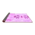 thumbnail image 2 of Ahgly Company Indoor Rectangle Abstract Purple Modern Area Rugs, 7' x 9', 2 of 4