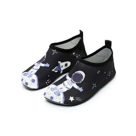 

Gomelly Kids Beach Shoe Surfing Aqua Socks Quick Dry Water Shoes Comfort Flats Summer Exercise Barefoot 3404 Astronomy Black 9C