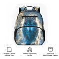 thumbnail image 6 of Jeiento Lightning Wolf 13.5 Inch Toddler Backpack, Preschool Bookbag with Front Pockets, Lightweight School Bag for Boys Girls Daycare Travel (Unisex), 6 of 7