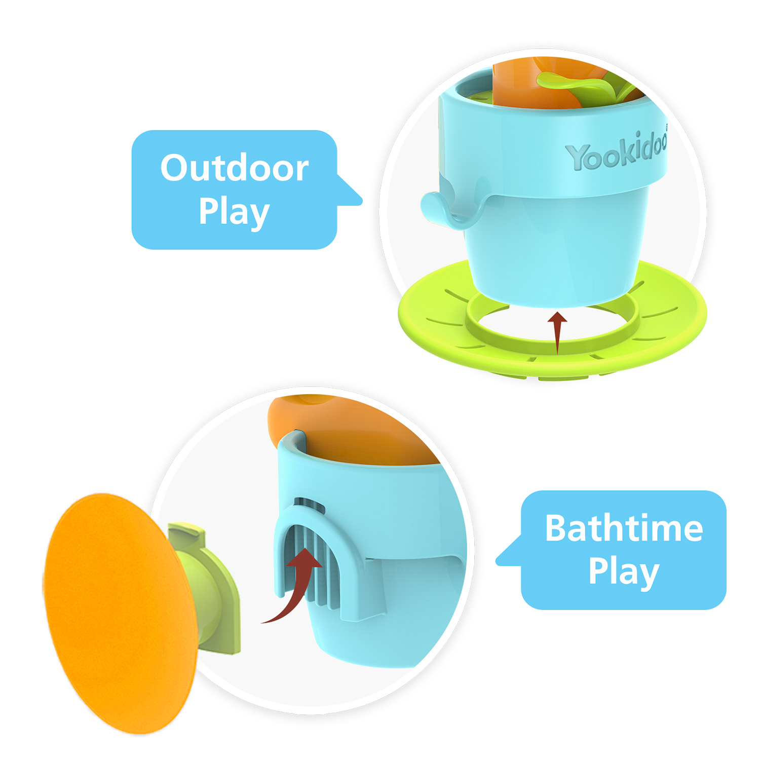 Yookidoo Pop-Up Water Snail