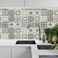 thumbnail image 2 of Walplus Peel and Stick Backsplash Vintage Blue Wall Tile Decals 120 Pcs 6" x 6", 2 of 6