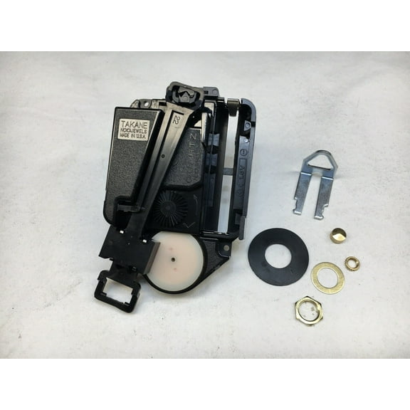 Heavy-Duty Quartz Battery Pendulum Movement - Universal Fit 3/4" Dial Clock Kits, Precision Timekeeping with Stainless Steel Gears