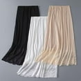 thumbnail image 2 of TiaoBug Womens Half Slips Long Petticoat Lace Trim A-Line Underskirt for Commuter Drerss Accessory White One Size, 2 of 6