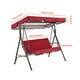 thumbnail image 5 of Cubierta para silla de columpio para jardín al aire libre, patio, asiento para silla de columpio y cubierta superior, toldo para sombrilla, rojo Methold HA005105-15, 5 of 6