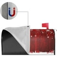 thumbnail image 5 of Merry Christmas Mailbox Covers Magnetic 21" X 18" Winter Snowflake Tree Mailbox Cover Standard Size Mailbox Wraps Post Letter Box Covers Garden Decorations Outdoor, 5 of 6