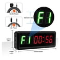 thumbnail image 2 of Minuteurs Programmables à Intervalles LED, 1,5 Pouces de Hauteur, Chronomètre, Compter Haut/bas pour Entraînement Entraînement Physique, 2 of 10