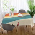 thumbnail image 5 of Yayeee Tablecloths for Rectangular Tables 54 x 54 inch Party Table Cover, Colorful Plane, 5 of 6