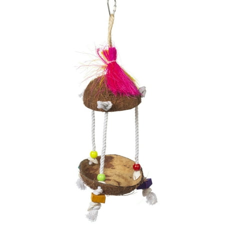 UPC: 0048081621882 | Prevue Pet Products Tiki Hut Forage & Engage Bird Toy