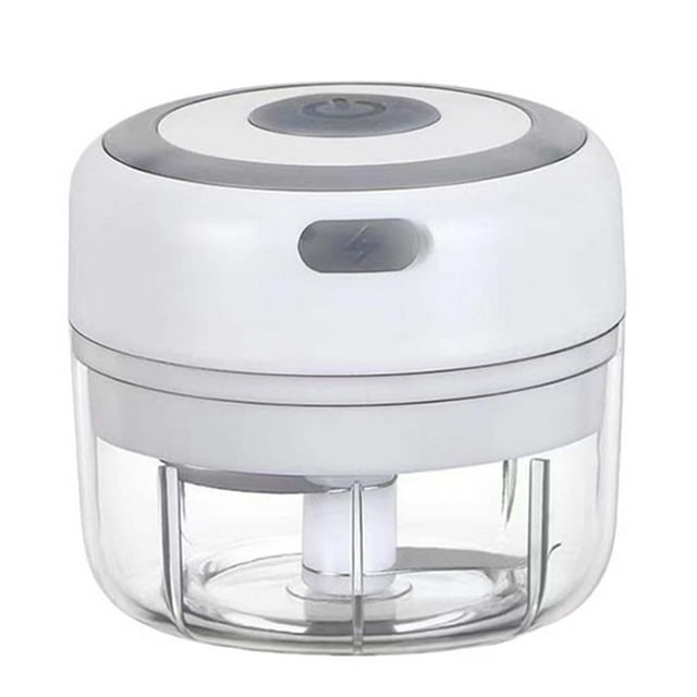 Mini Electric Garlic Chopper, Wireless & USB Rechargeable Small Food Processor for Veggies & Nuts