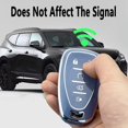 thumbnail image 6 of Key Fob Cover Compatible with Chevy Camaro Cruze Equinox Malibu Traverse Blazer Volt Bolt Sonic Trax Keychain Case Holder Protector,Blue-single Set, 6 of 6
