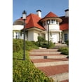 thumbnail image 2 of 1 Light Outdoor Post Mount Lantern In Period Inspired Style 12.5 Inches Wide By 118.75 Inches High Z-Lite 569Phb-519P-Bk, 2 of 2