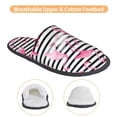 thumbnail image 3 of Fotbe Flamingos Pantuflas Peludas para Mujer con Estampado, Zapatillas de Peluche, Zapatos de Invierno para Casa, Uso Interior y Exterior-Medium, 3 of 8