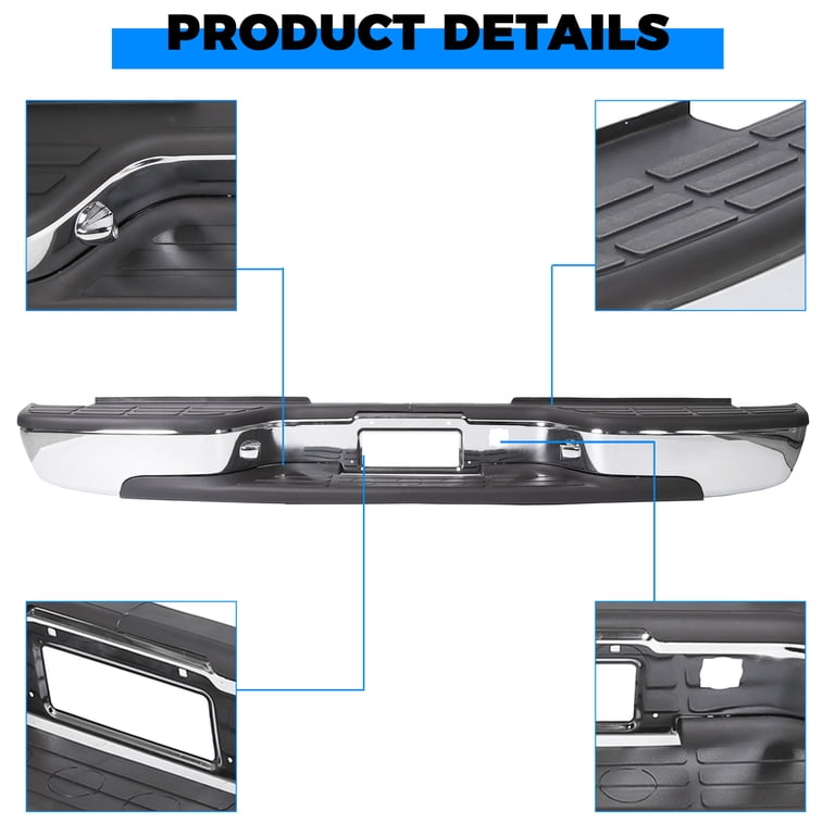 NEW Chrome Rear Bumper for 1999-2007 Chevy Silverado GMC Sierra 2500-HD NEW Chrome Rear Bumper for 1999-2007 Chevy Silverado GMC Sierra 2500-HD