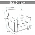 thumbnail image 2 of Rosnek 1 Piece Armchair Slipcover Stretch Wood Arm Chair Cover Couch Sofa Cover Waterproof Modern Chair Protector, 2 of 7