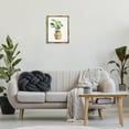 thumbnail image 3 of Stupell Industries Plant In Pottery Botanical & Floral Painting Gold Floater Framed Art Print Wall Art, 17 x 21, 3 of 10
