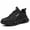 Black, variant on Steel Toe Work Shoes for Men Women Lightweight Breathable Safety Shoes