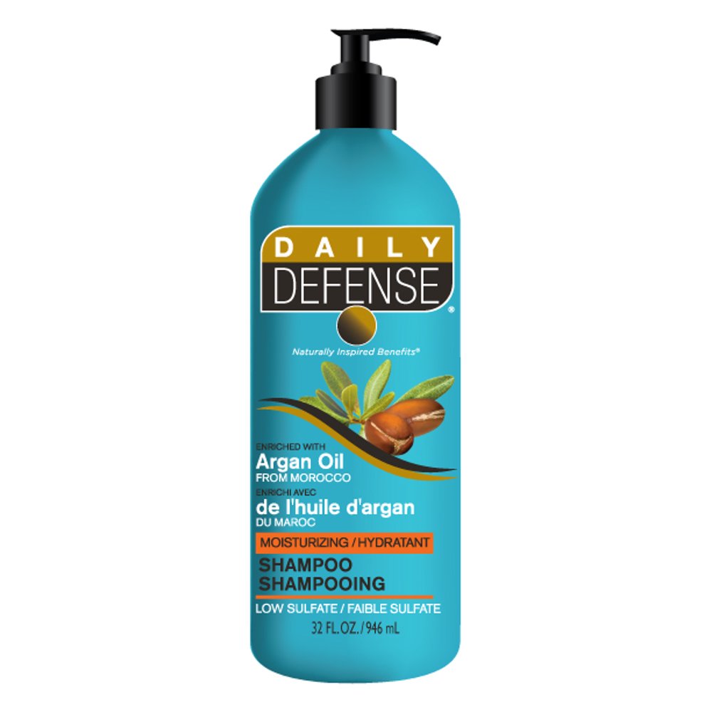 Daily Defense Argan Oil Shampoo, 32 Fl oz