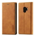 thumbnail image 2 of Compatible with Samsung S9 Plus Wallet Case, PU Leather Flip Folio Case with Card Holders RFID Blocking Kickstand [Shockproof TPU Inner Shell] Phone Cover For Samsung Galaxy S9 Plus, Brown, 2 of 11