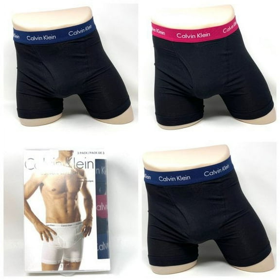 Calvin Klein 3 Pack Cotton Stretch Navy Dark Blue CK Boxer Brief NU2666916