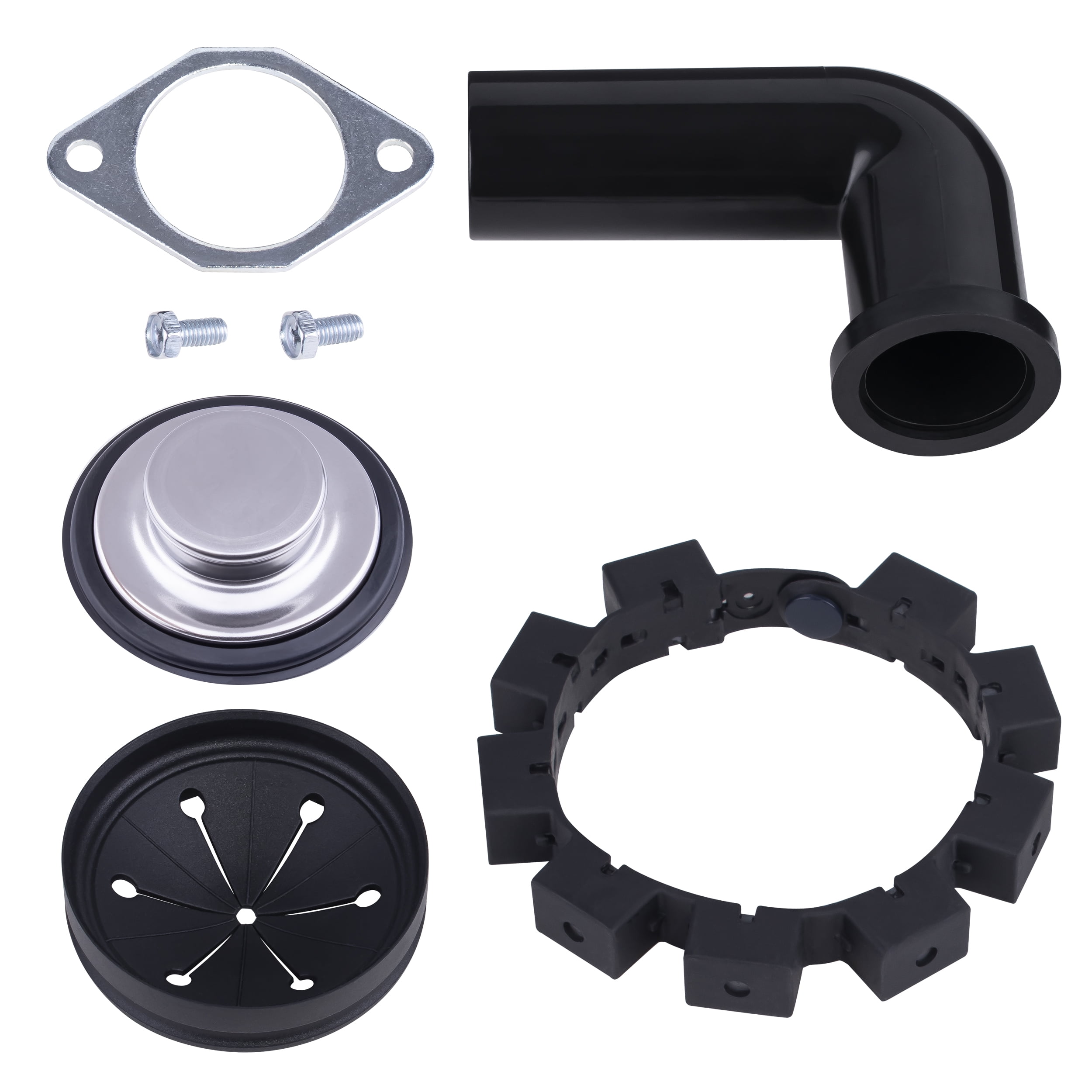 Eco Logic 1 1/4 HP Garbage Disposal with Attached Power Cord, Removable Splash Guard 10-US-EL-10-3B