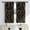 Black and Gold, variant on White and Copper Marble Pattern Blackout Curtains,Triple Weaved Fabric,Thermal Insulated,Room Darkening,Grommet Top,2 Panels,42x45in(107x114cm)