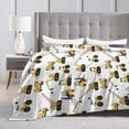 thumbnail image 4 of Construction Blanket Gift for Boys Girls Cartoon Trucks Throw Blanket Super Soft Flannel Cozy Cute Crane Vehicle Blanket Warm Lightweight Fleece Blankets for Kids Car Lover for Sofa Couch Bed 60"x50", 4 of 6