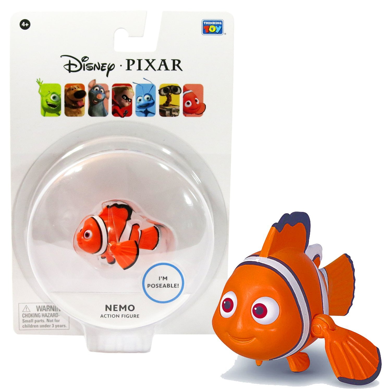 Details about   McDonald's Disney Pixar Finding Nemo 2003 Nemo 4 inch Clown Fish Toy NEW IN BAG 