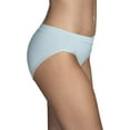 thumbnail image 3 of Women's Vanity Fair 18291 Beyond Comfort Silky Stretch Bikini Panty (Hinting Blue 5), 3 of 4
