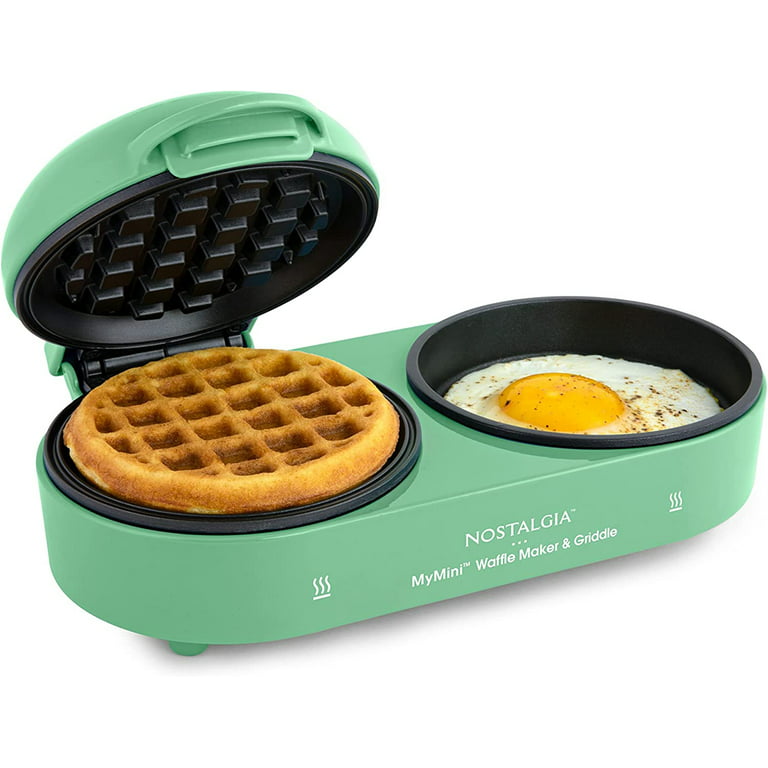 First try, made in a mini griddle instead of a waffle maker. : r