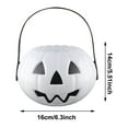 thumbnail image 3 of Halloween Pumpkin Trick Or Large Pumpkin Candy With Handle Pail Holders Party Detachable For Halloween Metallic Ornament Set Random Ornament Assortment Christmas Ornament Keepsake Christmas, 3 of 4