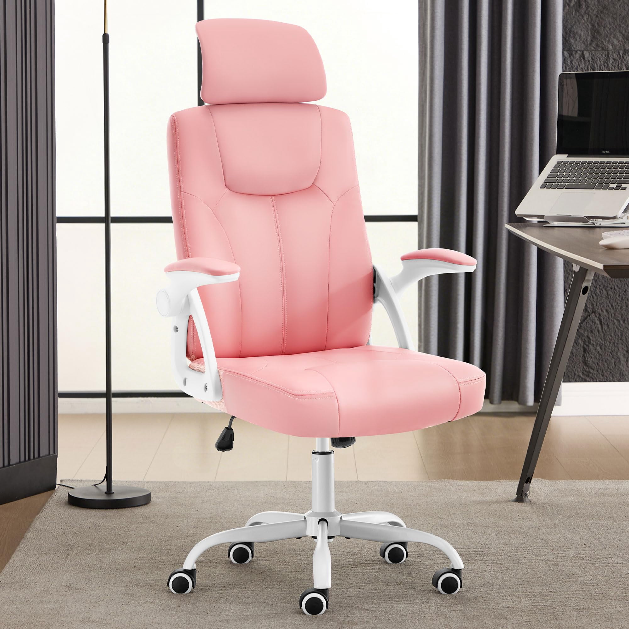 leather office chair executive ergonomic product
