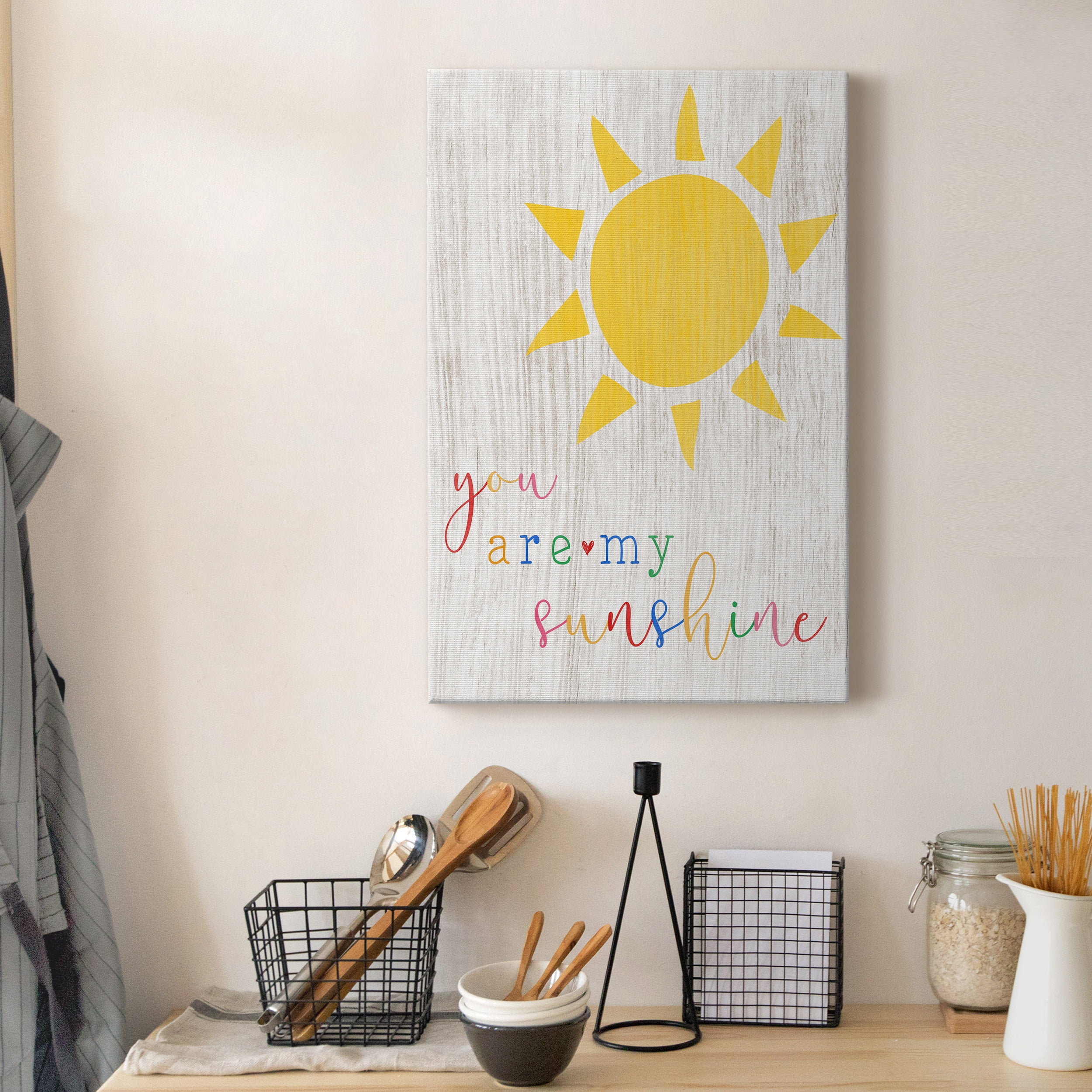 You are my Sunshine Premium Gallery Wrapped Canvas - Ready to Hang - 8 x 12