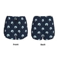 thumbnail image 5 of Lsque Wolf And Moon Printed Women's Running Shorts with Liner Pockets,Elastic Quick Dry Workout Athletic Gym Yoga Shorts,Womens High Waist Shorts-, 5 of 9