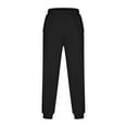thumbnail image 5 of CFLVAEK Sweatpants for Men Big and Tall Elastic Waist Joggers Track Pants with Pockets Casual Elastic Bottom Sweatpant for Gym Workout Running Black L, 5 of 7